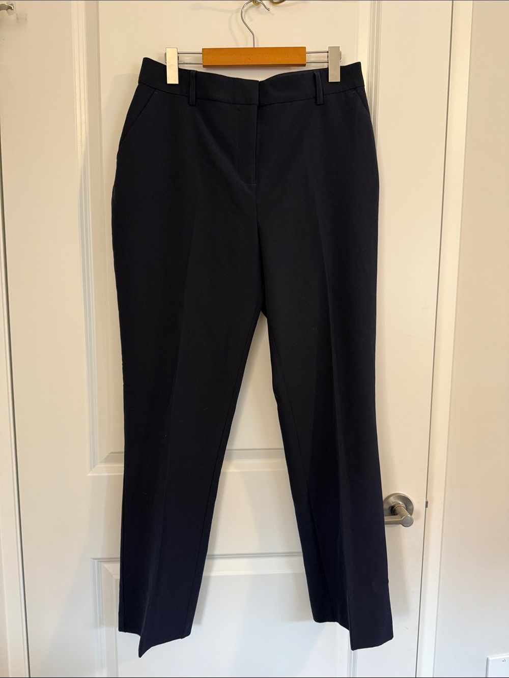 Classic Women's Tailored Blue navy Dress Pants